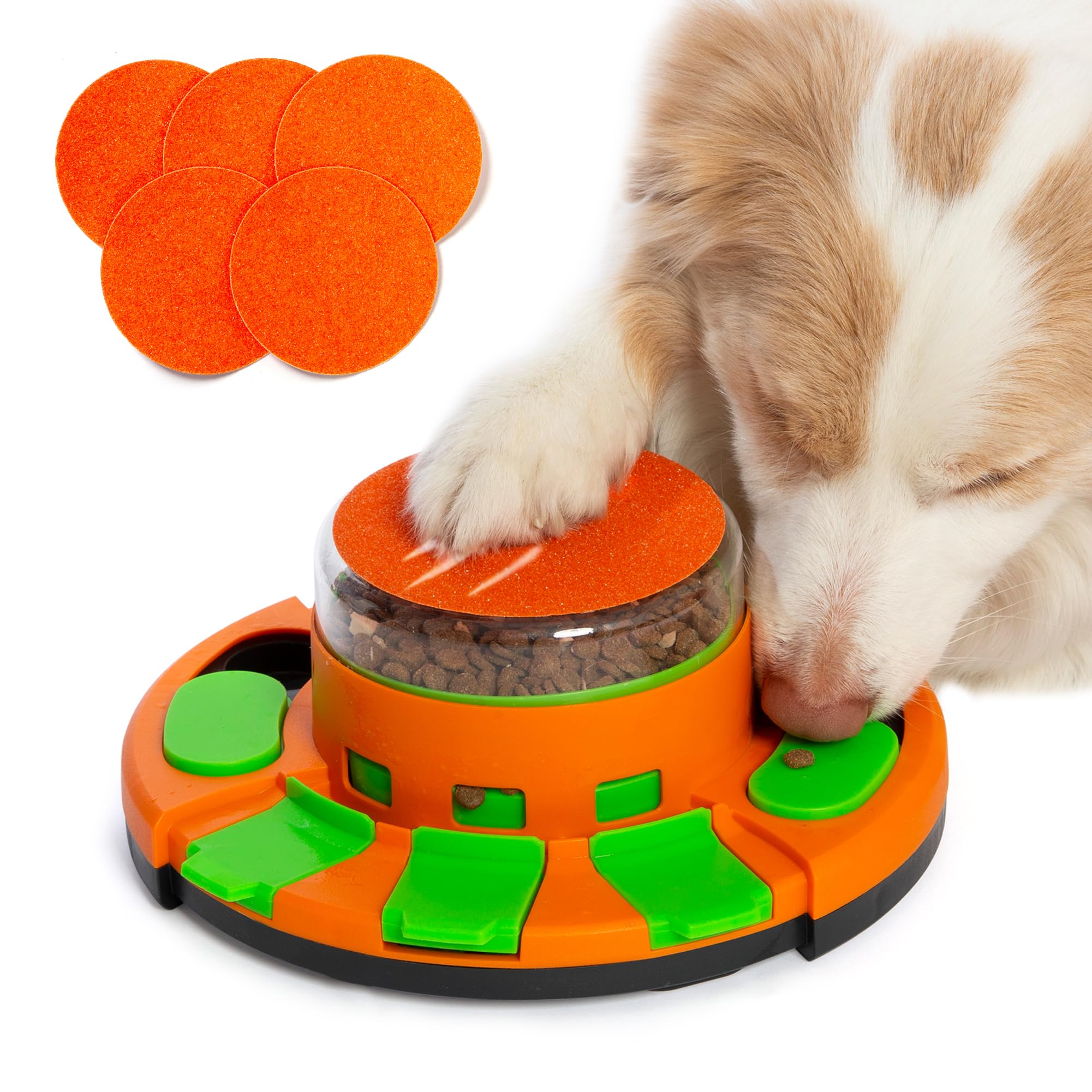 VIROTEE Dog Nail File Toy - Dog Scratch Board with Treat for Nails, Dog Nail Grinder Digger Paw Nail Scratch Toy for Dogs, Stress-Free and Fun Dog Slow Feeder Puzzle Scratch Toy for Dog