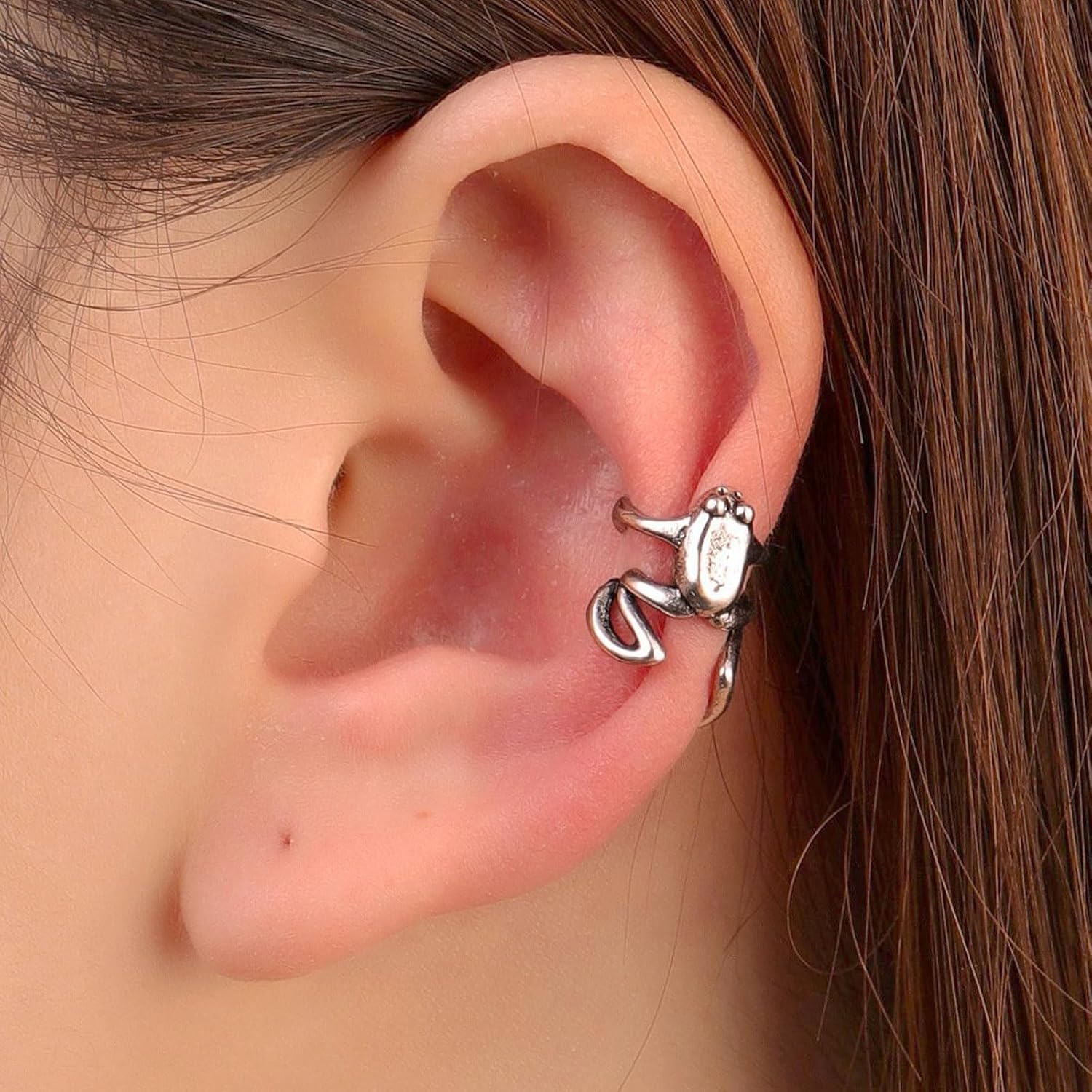 Dinosaur Earrings for Women Cute Animal Stud Earrings Cat Frog Dino Earrings Fun Earrings Lightweight Cartoon Jewelry Accessories for Daily Outfits Birthday Gifts image 2