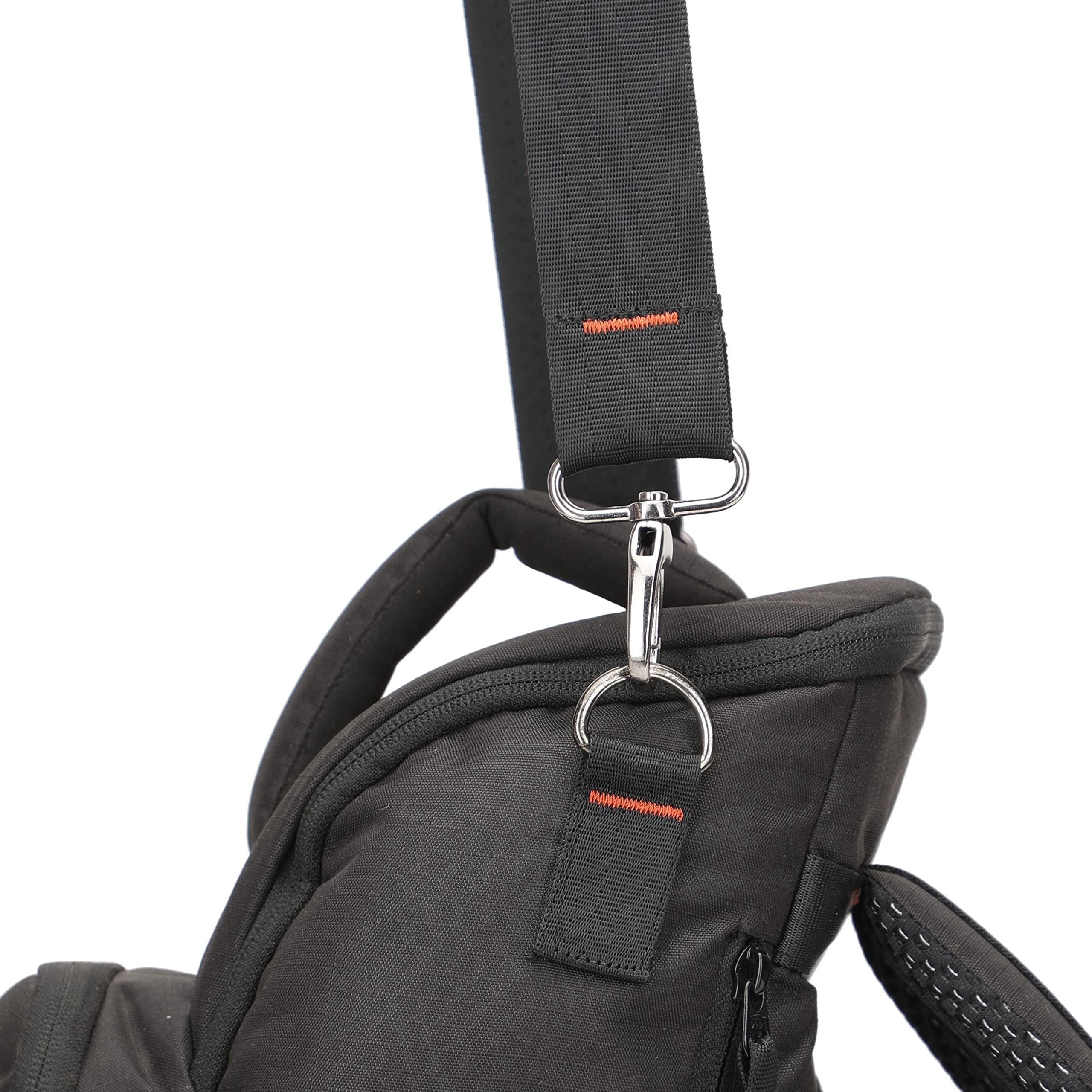 MOBIUS Grenade Pro DSLR Sling Backpack for SLR Camera - Black, 100% Water Resistant Top Loader With Memory Cards & Charger Slot, Suitable for DSLR With Attached 70-200mm f/2.8 Lens 3