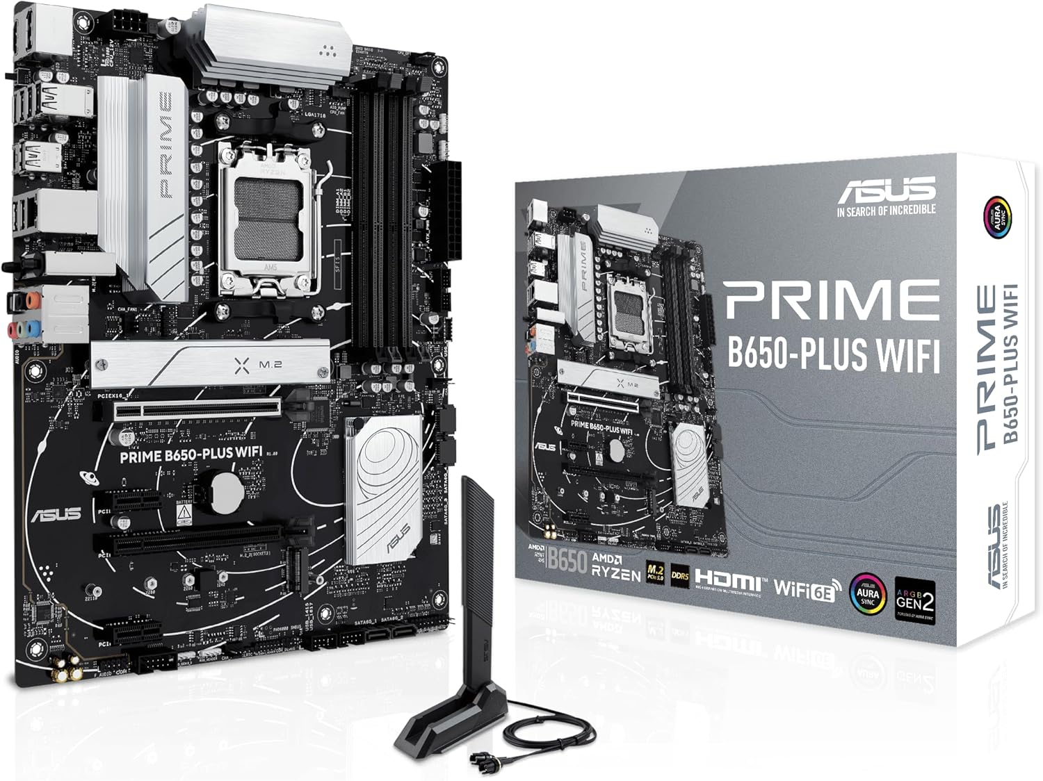 ASUS Prime B650-PLUS WiFi AMD B650 AM5 Ryzen™ Desktop 9000 8000