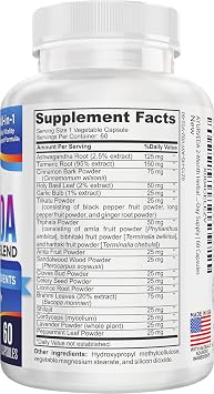 Ayurveda Herbs 17-in-1 Supplement (2-Month Supply) | Mind & Body Balance | Ayurvedic Health Support Blend | Ayurveda Supplements | 60-Day Bulk Supply | 60 Capsules