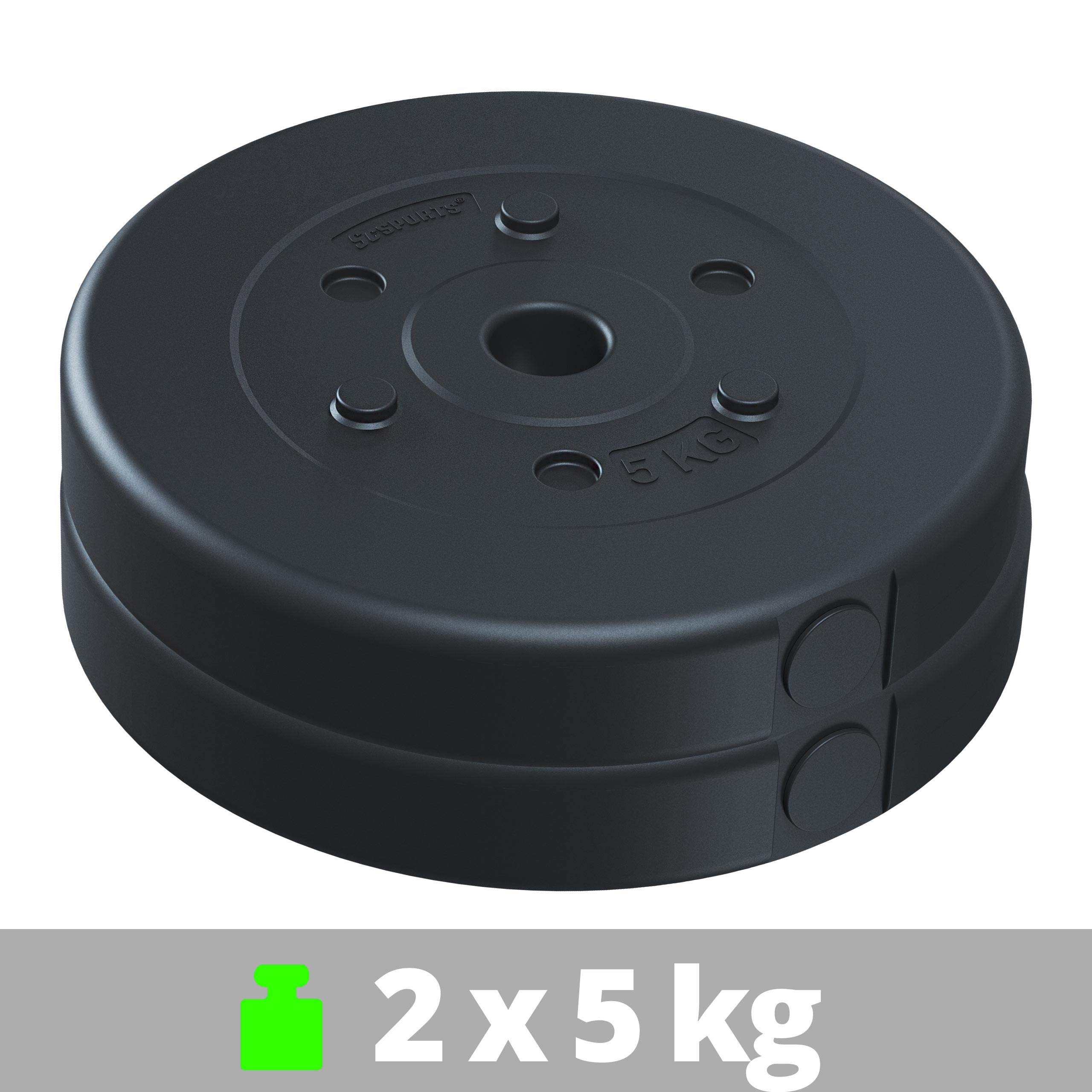 Scsports 20 Kg Halterschijven Set - Gietijzer - 30 Mm - 4x5 Kg Gewichten Aanbieding 30516276