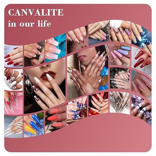 Miniatura 8 de Canvalite 12 limas de uñas gruesas de grano 100/180 para uñas acrílicas, lima de uñas profesional, reutilizable, tablero de esmeril, herramientas