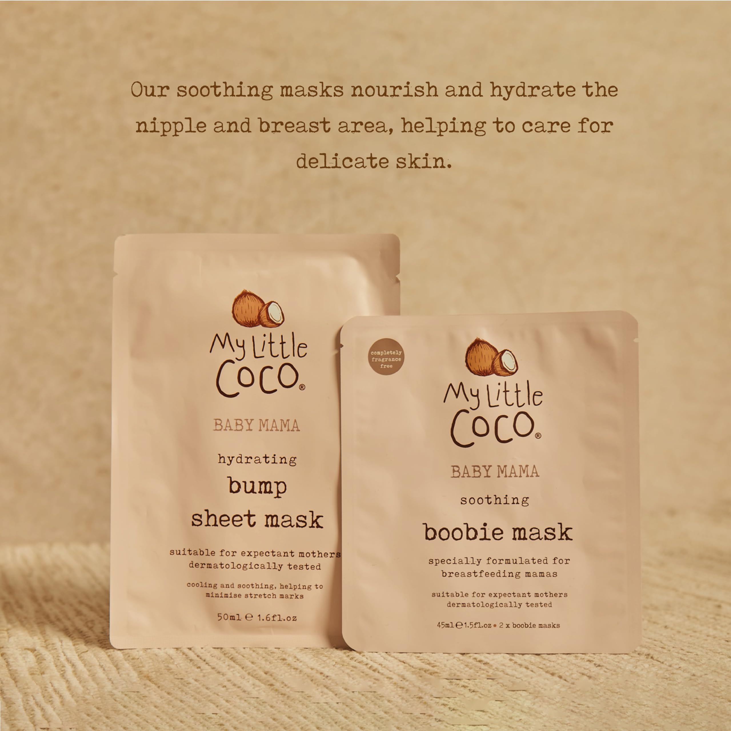 My Little Coco BABY MAMA Soothing Boobie Mask, 42ml, White - Image 4