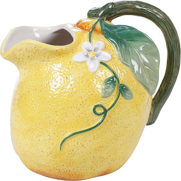 3-D lemon pitcher (Certified International)