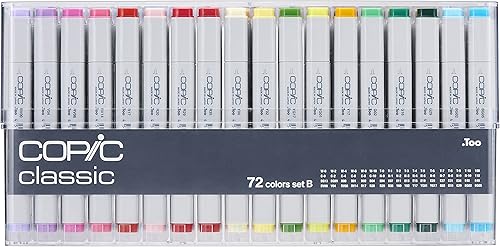 Miniatura 2 de Copic Juego de marcadores clásicos 72 colores juego B
