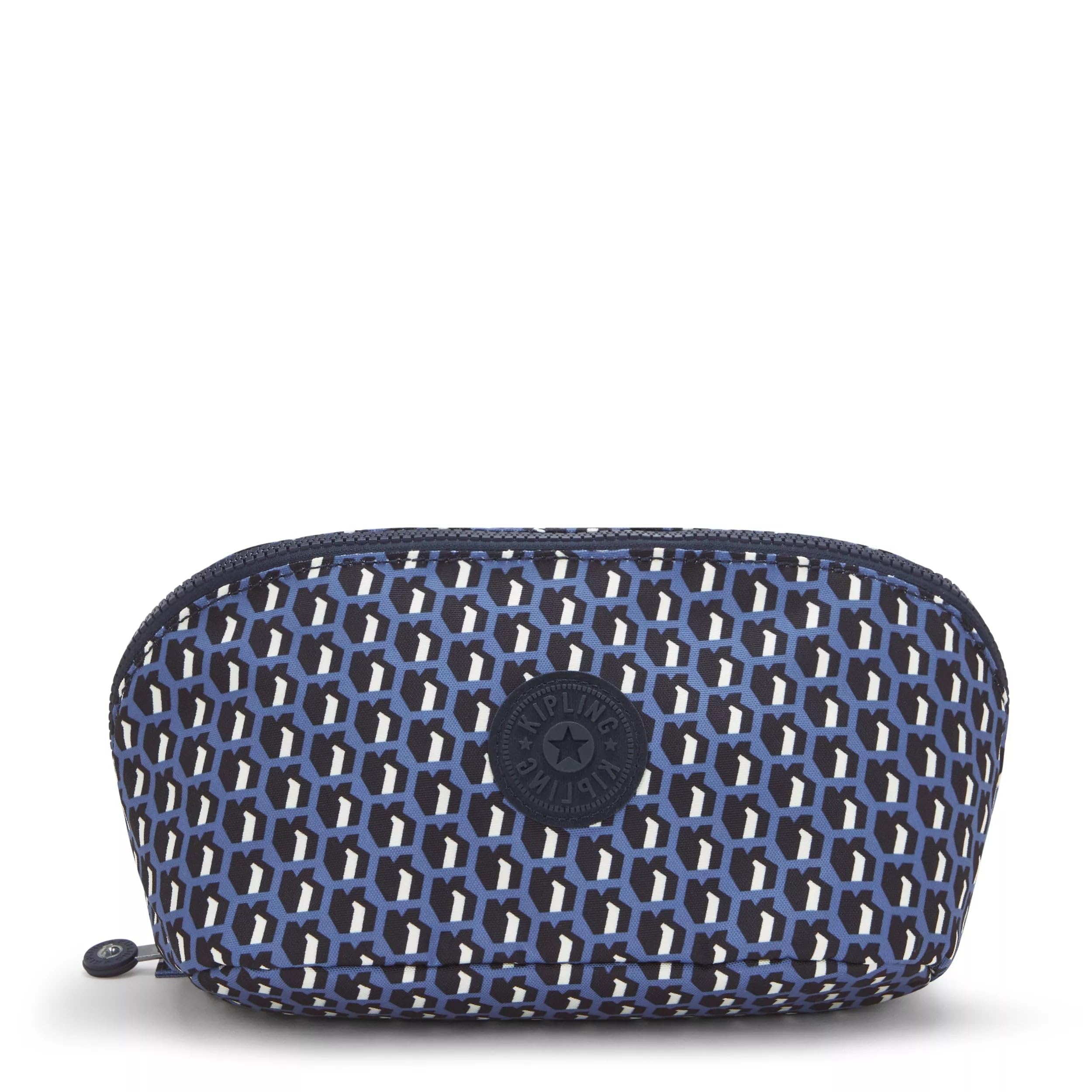 Kipling Mirko Trousse de toilette imprimée Taille M, 3D K Bleu, Medium, Décontracté