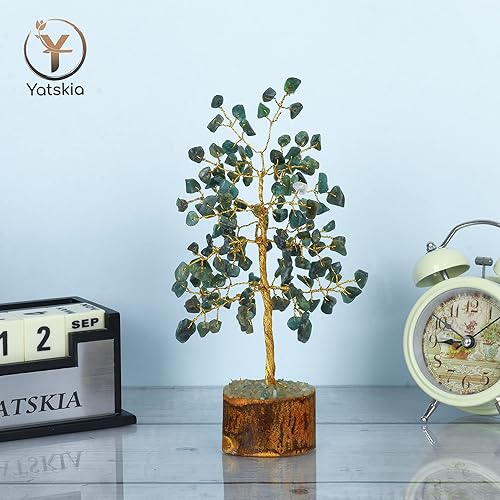 Miniatura 6 de YATSKIA Árbol de cristal de amatista, decoración de árbol de piedras preciosas, árbol de dinero de Feng Shui, árbol de cristal bonsái, cristal de