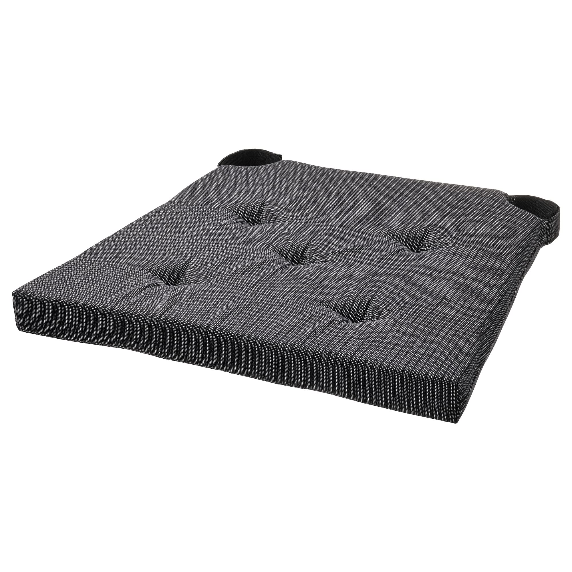 Galette de chaise noir ProTuning JUSTINA 42x40x4 cm