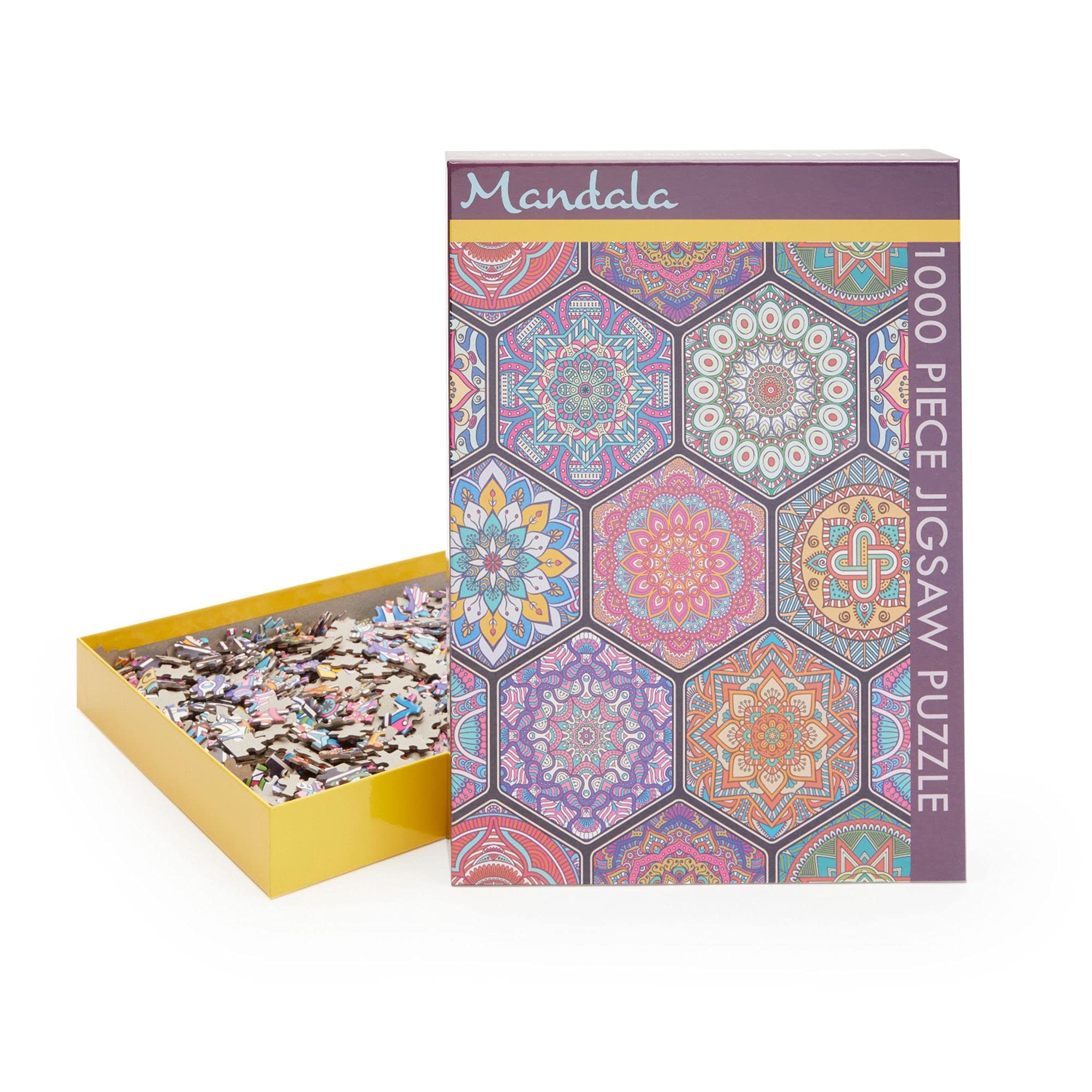 The Gifted Stationery Jigsaw Puzzle for Kids and Adults 1000 Piece, Mandala