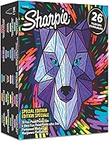 Vista 1 de SHARPIE Rotulador Permanente Edición Especial Wolf Fine & Ultra Fine Pack de 26