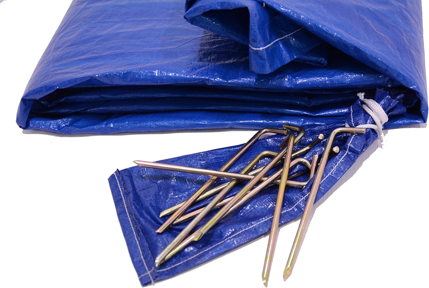 WHITEDUCK Waterproof Tent Footprint Canvas Cabin Tent Tarp Mat Ultralight for Portable Camping, Glamping, Outdoor with Pegs Pin (10'x10' Canvas Tent)