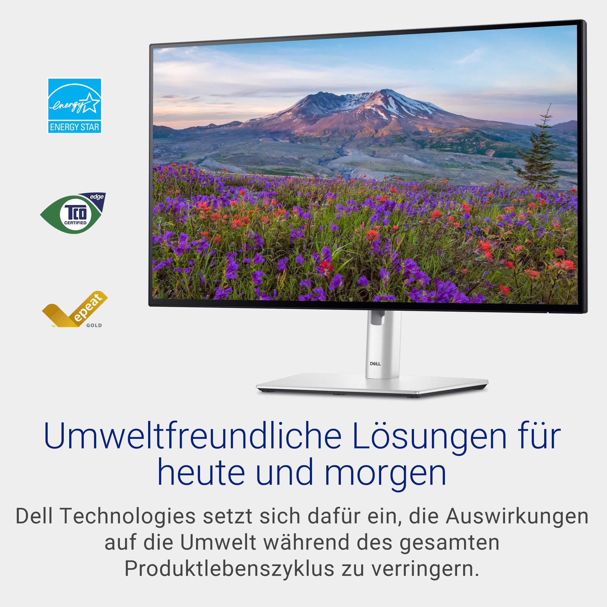 Dell U2724D UltraSharp 27 Zoll QHD 2560x1440 Monitor 120Hz IPS Black 5ms 98% DCI-P3 USB-C DisplayPort HDMI