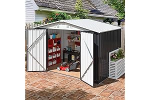 6x8 Ft Outdoor Storage Shed: Secure and Spacious Backyard Solution