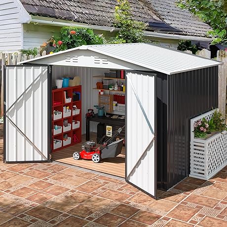 6x8 Ft Outdoor Storage Shed: Secure and Spacious Backyard Solution