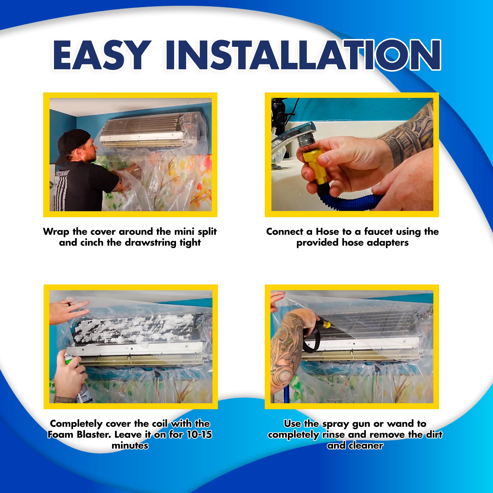 Snapklik.com : HVAC Guys Complete Mini Split Cleaning Kit Mini Split ...