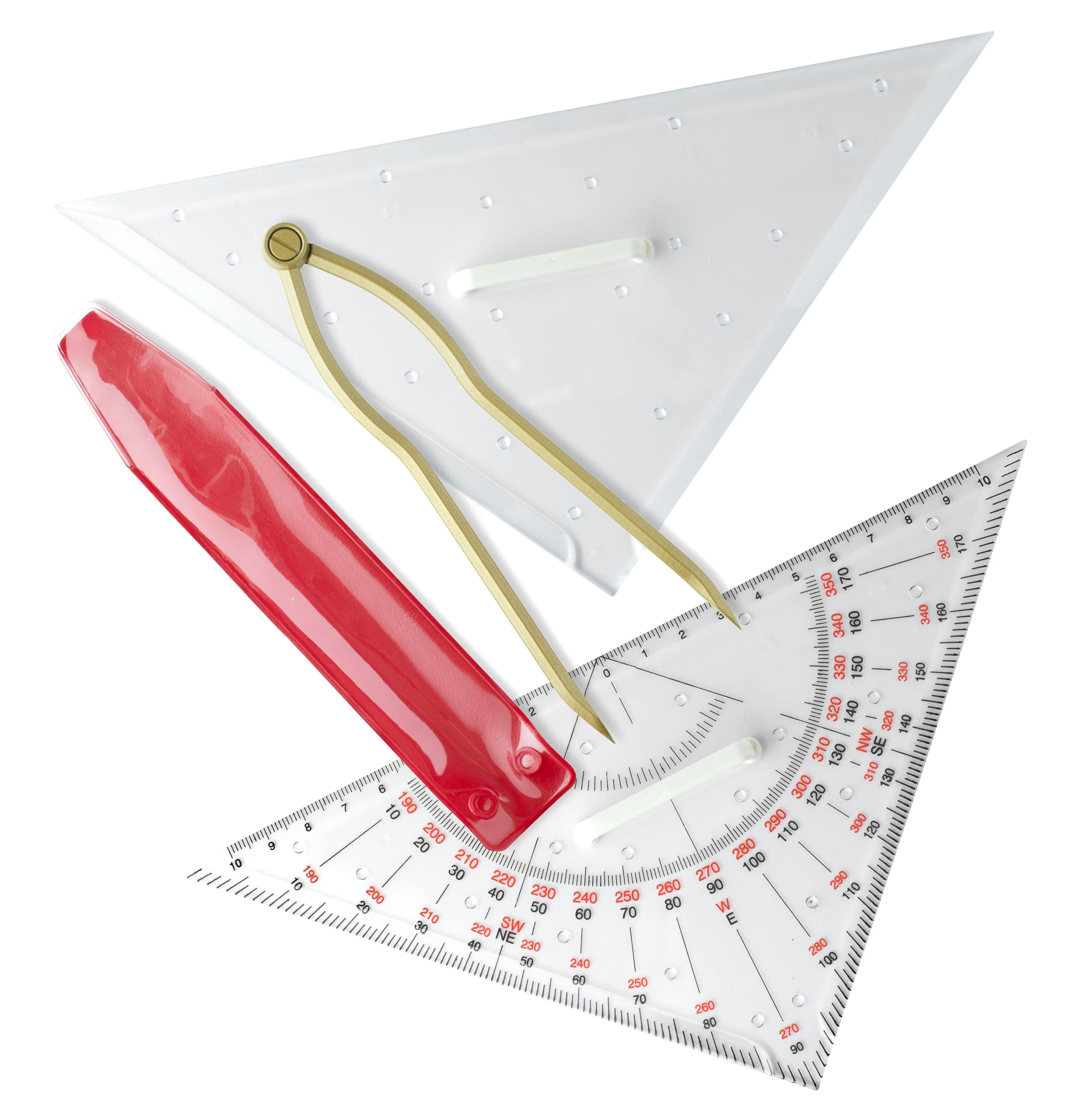 Navigations-Set Ausbildung, SKS & SSS, 2 X Dreieck & Zirkel U