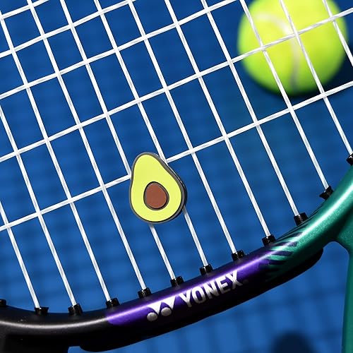 Miniatura 4 de Amortiguadores de vibraciones de raqueta de tenis - Absorción de golpes, reduce la vibración de la cuerda para un mejor control y comodidad - Ajuste