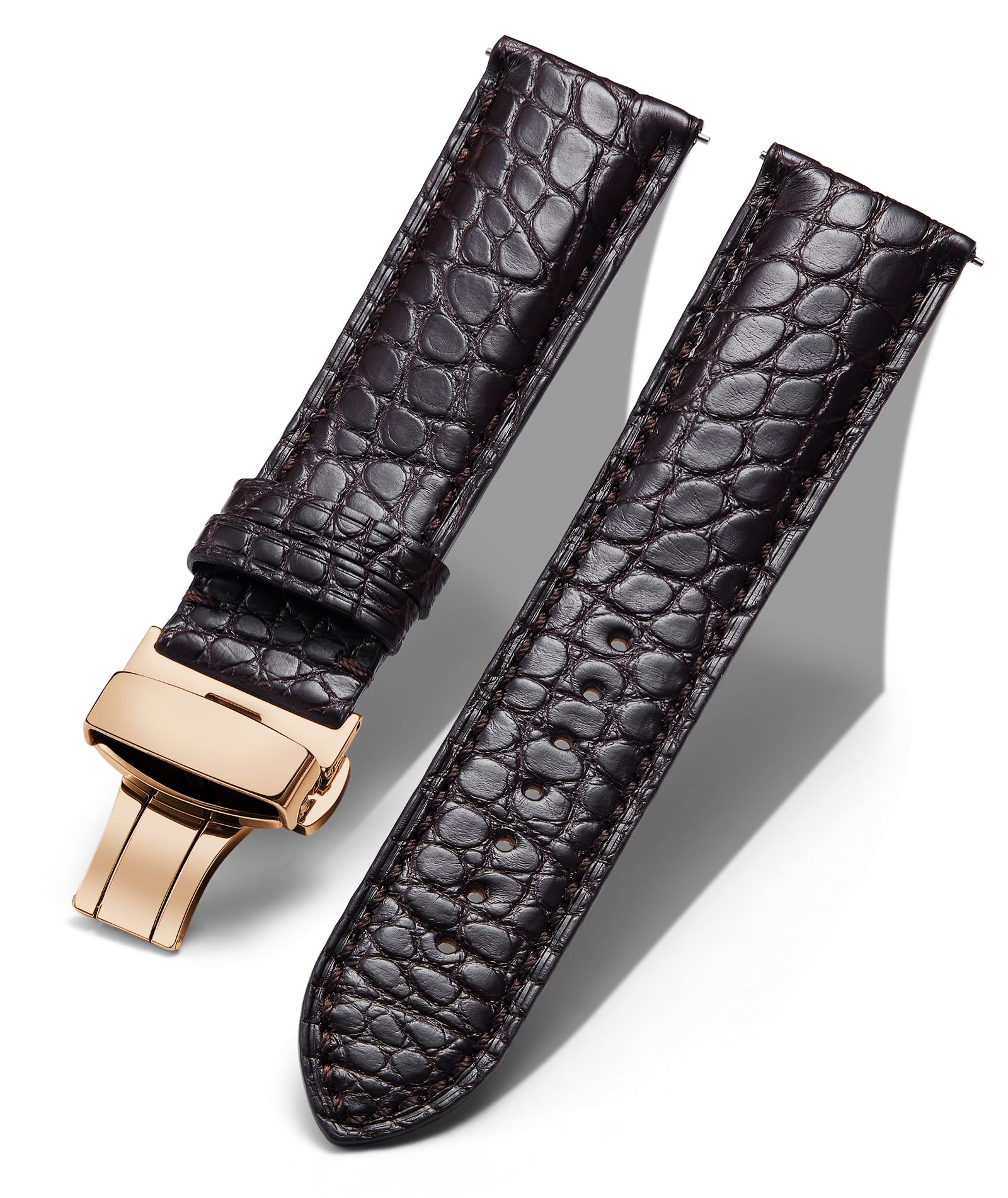 Amazon.co.jp: [BINLUN] 時計ベルトヴィンテージ レザー 腕時計バンド