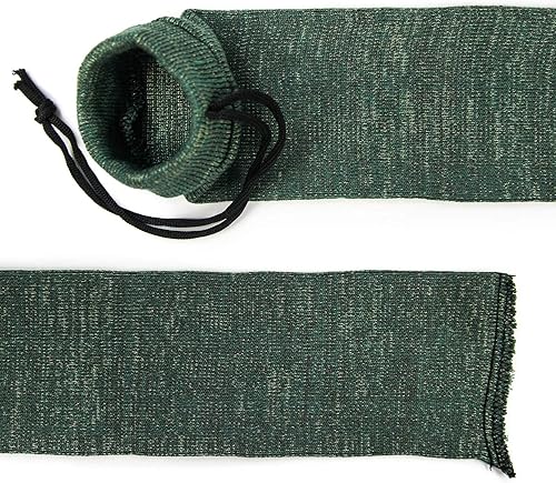 Miniatura 5 de GUGULUZA Paquete de 4 calcetines gruesos para rifle de almacenamiento y escopetas con o sin alcance, tratados con silicona, cierre de cordón, 52