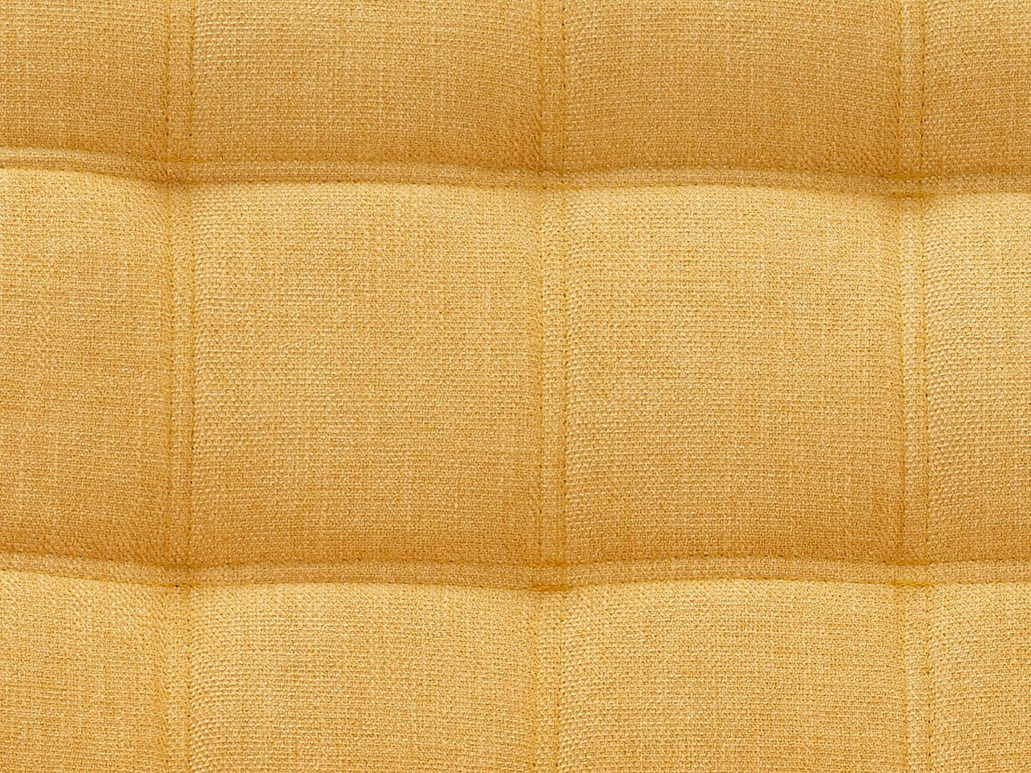 Vente-unique - Canapé 2 Places en Tissu Jaune Moutarde Caserta