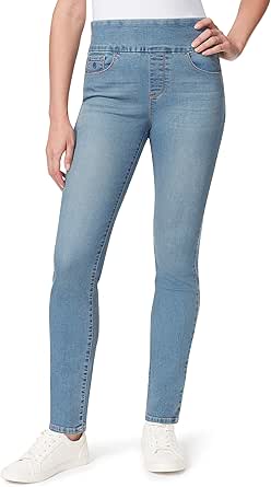Jean Gloria Vanderbilt Taille 8 - Coupe Droite, Stretch Bleu - Neuf Avec étiquettes