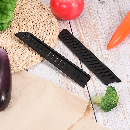 Miniatura 6 de PATIKIL Funda de seguridad PP para cuchillo de pan de 8 pulgadas, paquete de 2 cuchillos, protector de filos, protector de cuchillas, funda