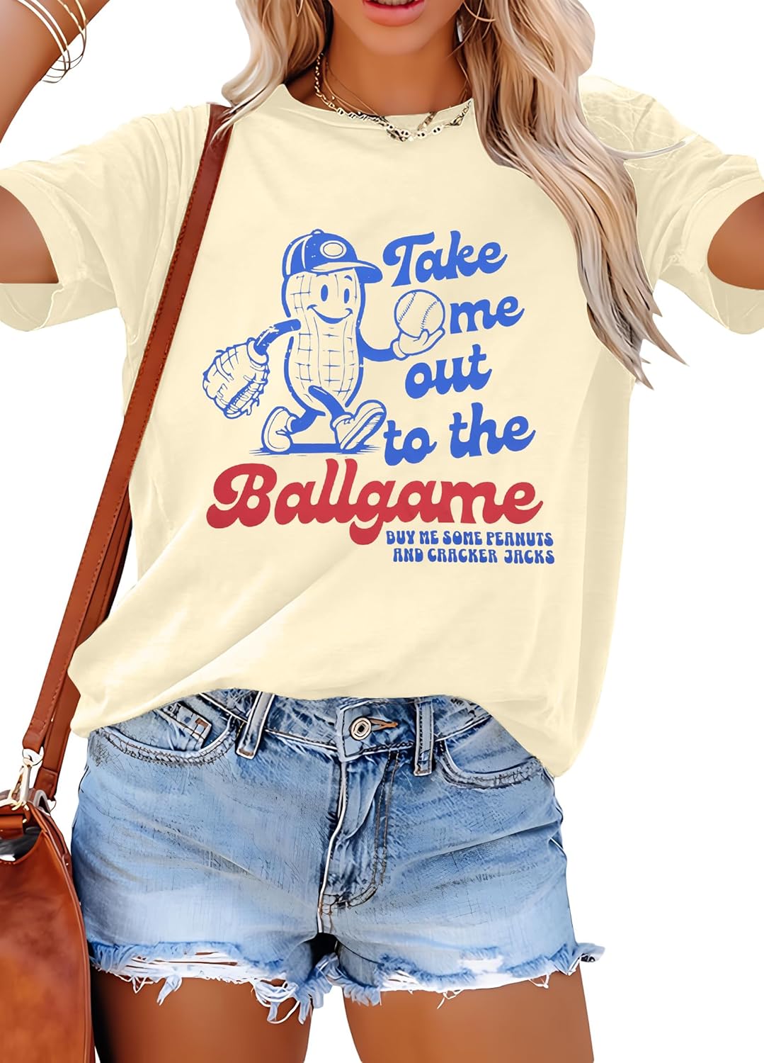 ALLTB Baseball Shirts Women Funny Baseball Mom Shirt Ballgame Graphic Tshirt Game Day Fan Tee Casual Short Sleeve Top
