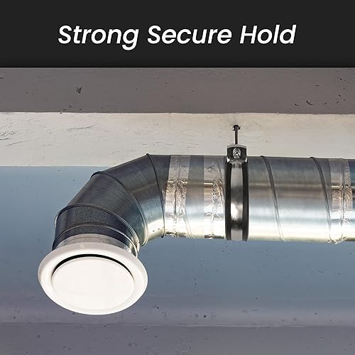 Miniatura 4 de Repa Market Paquete de 5 abrazaderas ajustables de anillo dividido de 2 pulgadas  Soporte de tubo resistente  Abrazaderas ajustables para fontanería