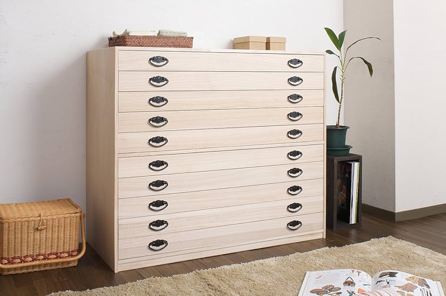 桐小袖タンス 10段 桐天然木 日本製 Amazon｜桐小袖タンス 10段 桐天然木 日本製 HI-RH0005｜チェスト