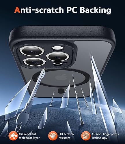 Miniatura 272 de Fntcase Funda para iPhone 15 Plus y 14 Plus de 6.7 pulgadas, magnética, a prueba de golpes de grado militar, antiamarilleo, delgada, protectora