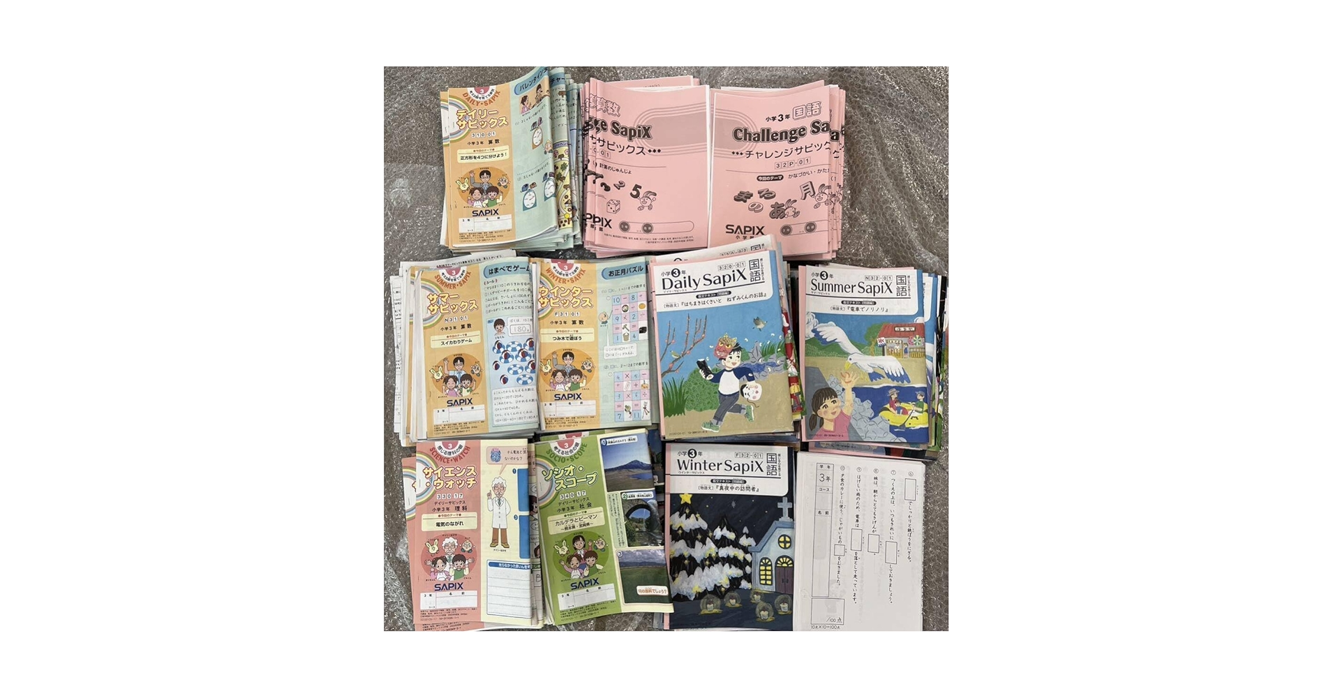 サピックス　3年 算数・国語　年間　フルセット SAPIX サピックス3年 算数・国語年間フルセット SAPIX