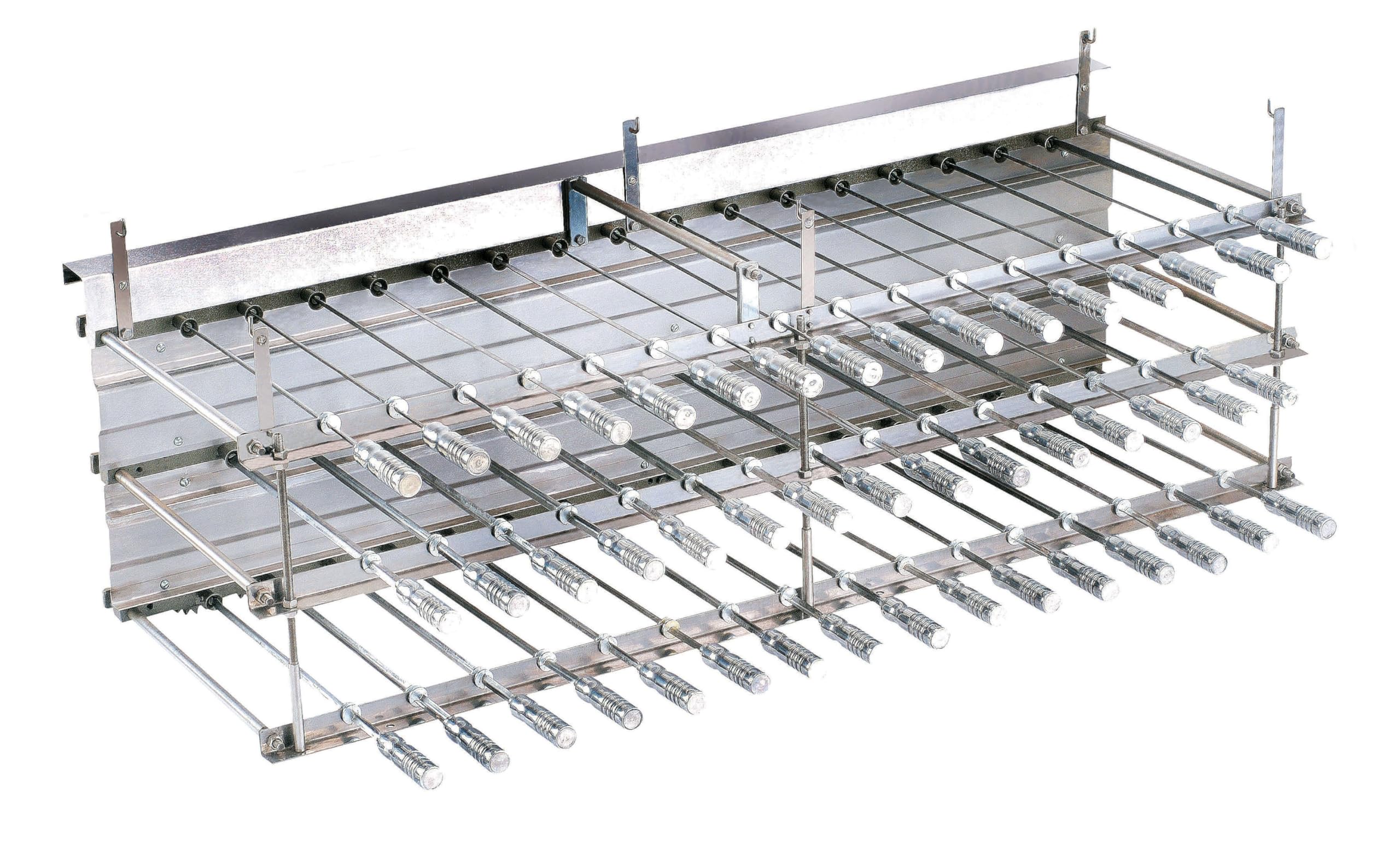 Brazilian Rotisserie System for BBQ - 47 Skewers - Professional Grade
