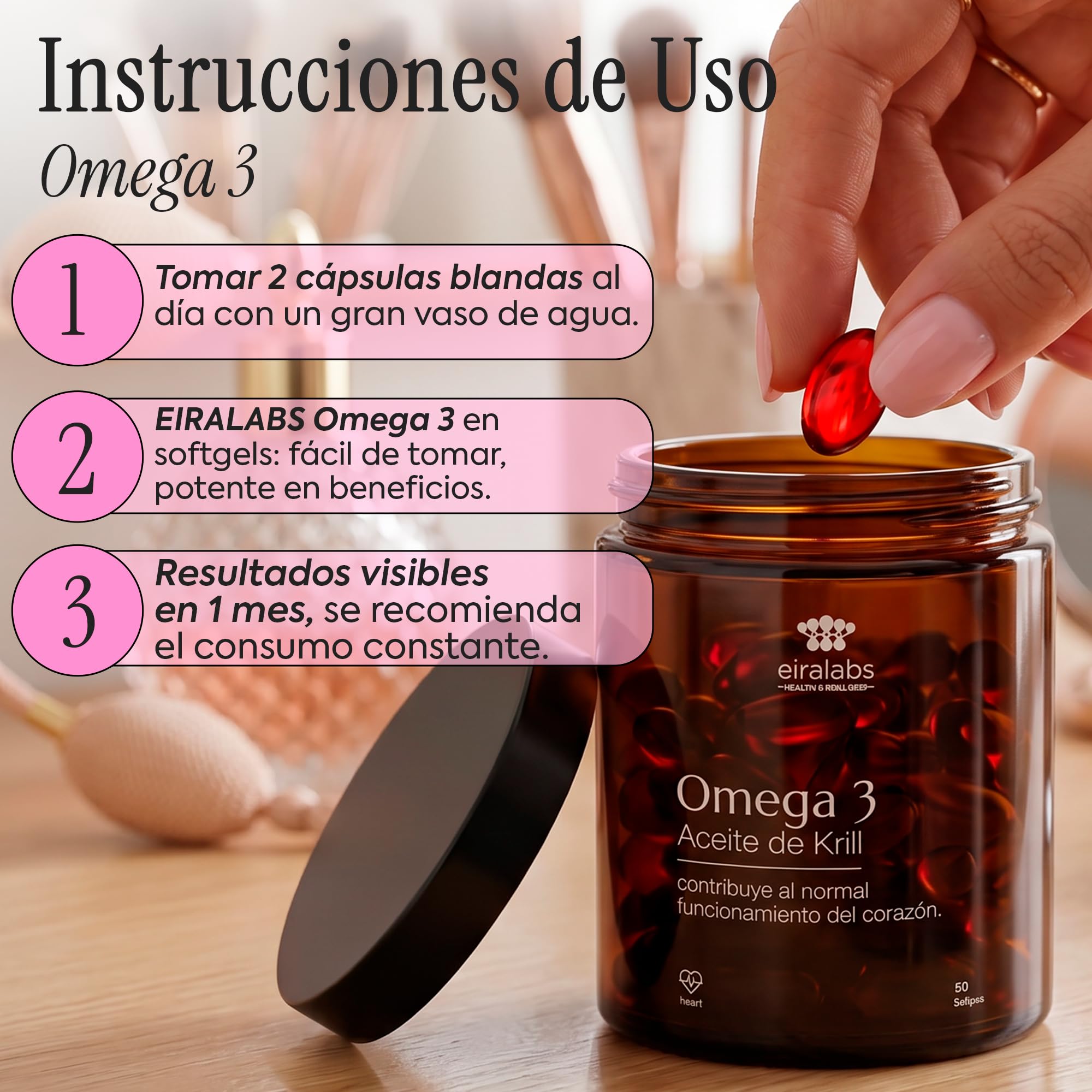 Pack de Colágeno Hidrolizado con Ácido Hialurónico y Omega 3