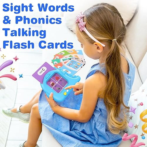 Miniatura 5 de TALONITE Phonics - Tarjetas flash parlantes para niños de 2 a 4 años, aprender a leer CVC mezcla sonido de vocal corta, más de 500 palabras