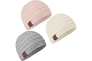 Sweet Pea Baby Beanies for Newborn Girls 0-3 Months