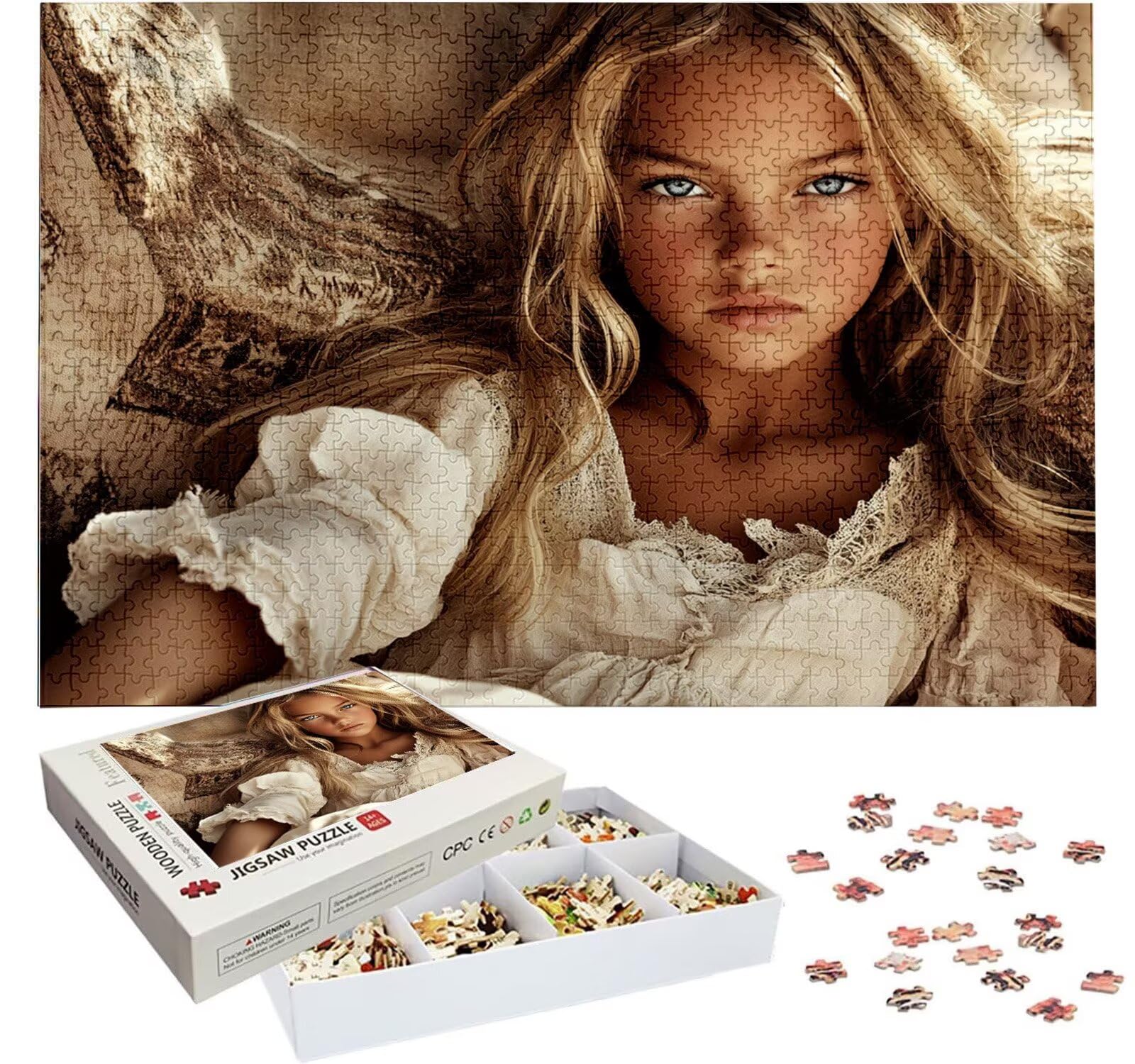 Puzzle Personalizado con Foto, Personalizada Rompecabezas Personalizado Diseña tu Logo Foto o Texto, Personalizado Navidad Halloween San Valentín Parejas Niños Familia Amigos h-3741