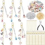 CraftyDream 558 Pcs Pharmacy Technician Gifts Valentine Pharmacist Keychains DIY Beads Pharmacy Week Gift Accessories Name Keychains Making Kit Key Chain Craft Adjustable Letter Beads Alphabet Jewelry