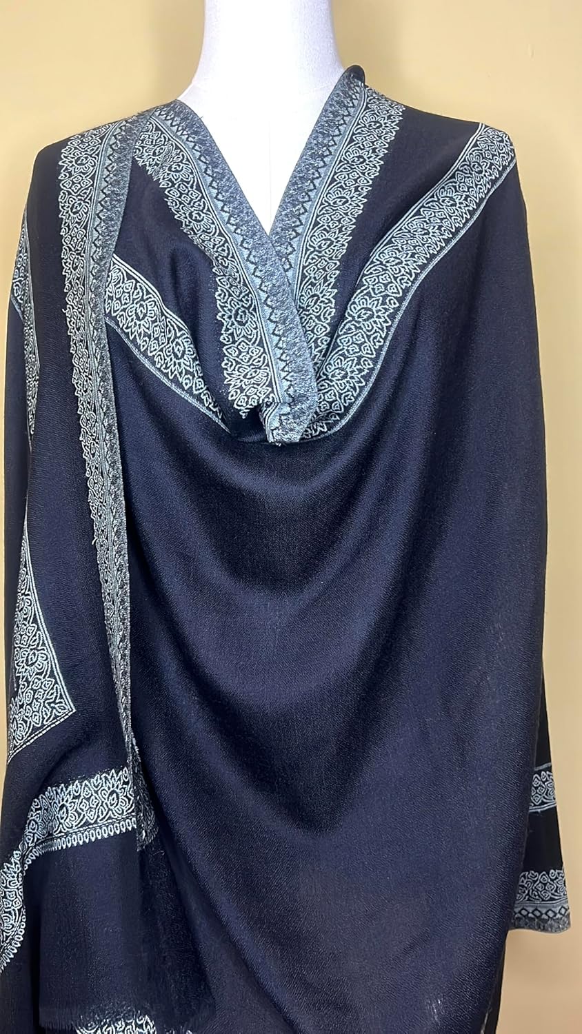 NPIA Certified 100% Pure Cashmere Pashmina Shawl for Women | Wedding Wrap | Gift Idea for Women - Image 4