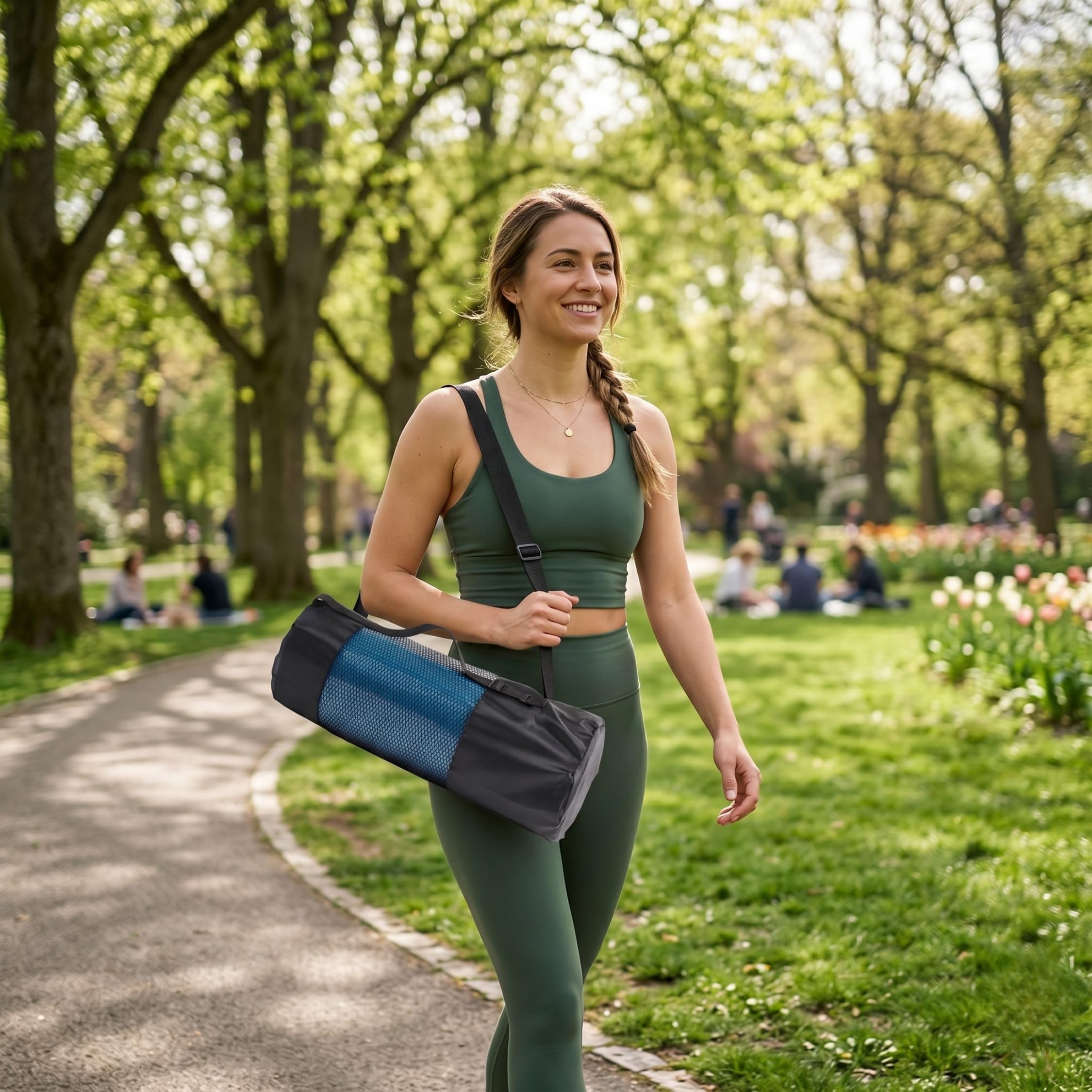 Yogamatte, Fitnessmatte Rutschfest Und Trainingsmatte, Yoga Matte Dicker, Sportmatte Dicke, Gym Matte, Yogamatte Rutschfest, Sportmatte Groß