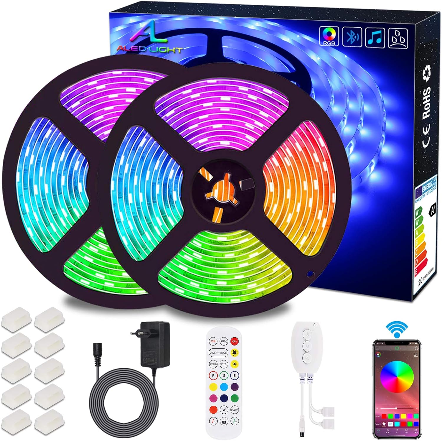 luce a nastro per la stanza