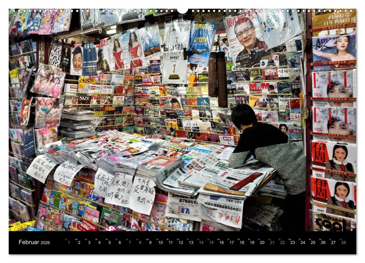 SHANGHAI - ohne Filter (Wandkalender 2026 DIN A2 quer), CALVENDO Monatskalender: Fotografien - Szenen in Shanghai City (CALVENDO Orte)