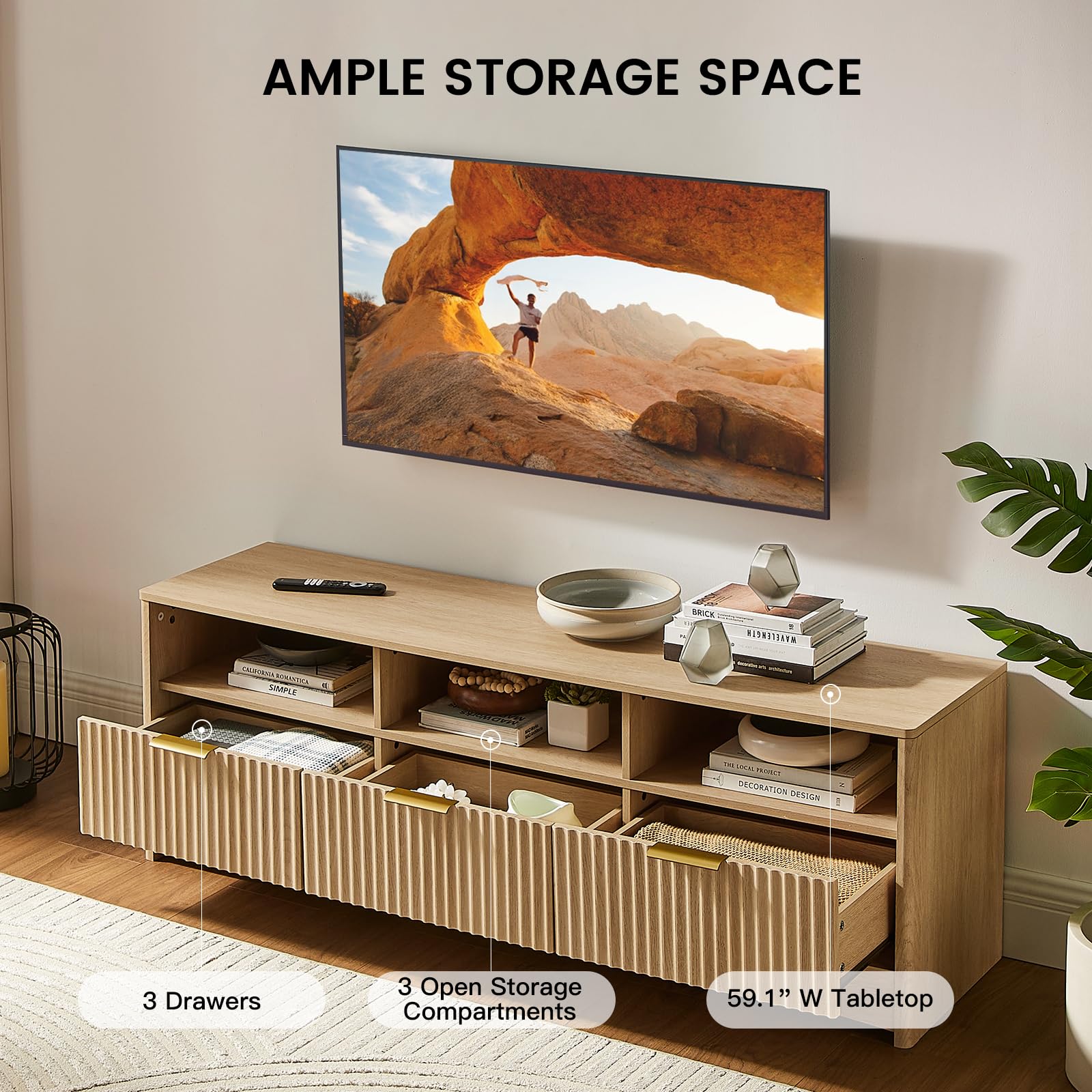 Amazon.com: Amada TV Stand for 50-65