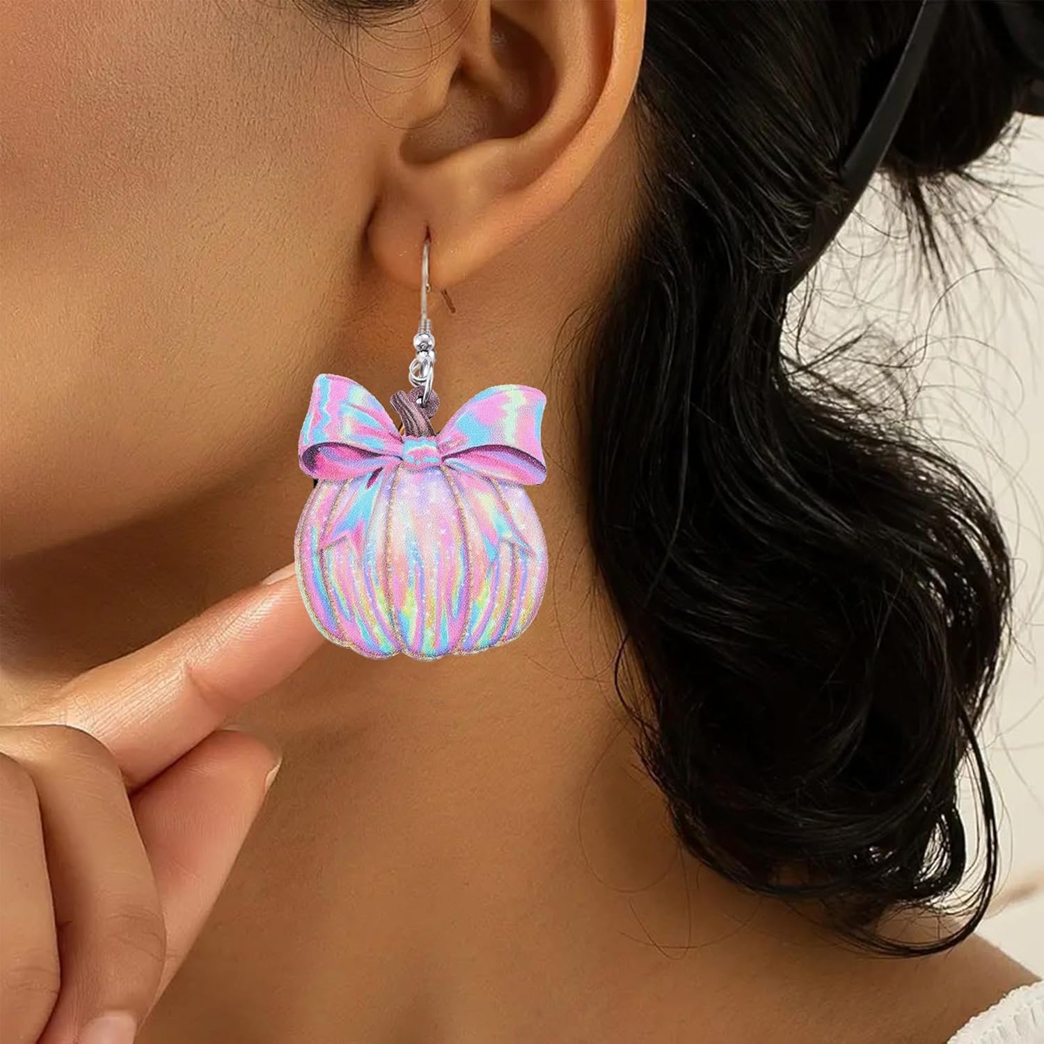 Fall Thanksgiving Earrings for Women Pumpkin Dangle Earrings Thanksgiving Accessories Jewelry Gifts - Image 2