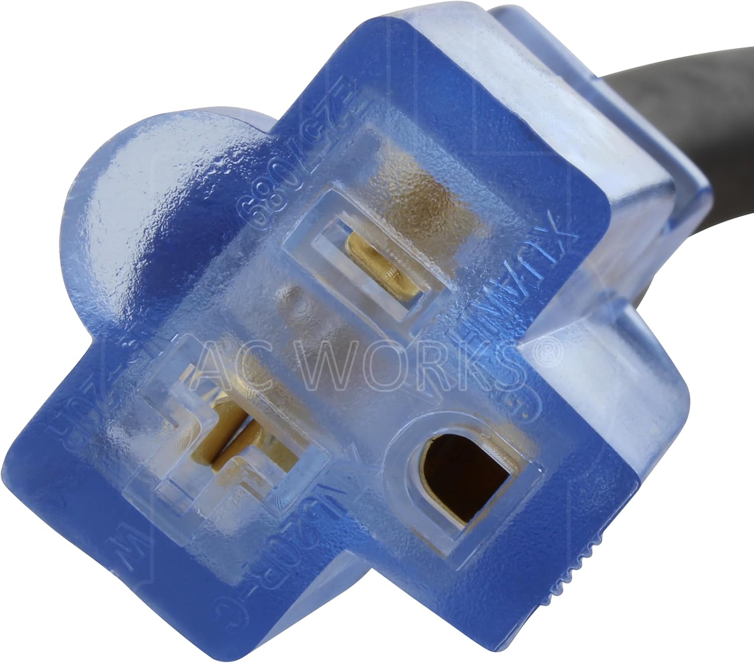 AC WORKS Super Duty Industrial Grade Extension Cord (10FT 10AWG Regular Household)