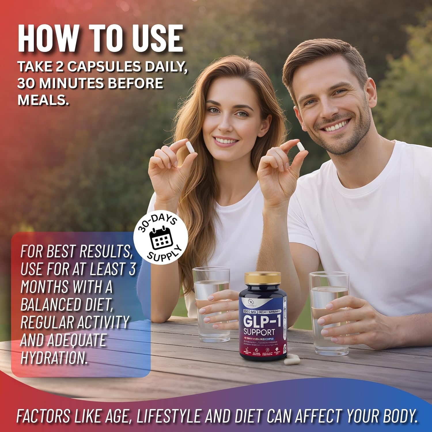 GLP-1 Supplement 1000 mg with Berberine, L-Carnitine, Ashwagandha | Metabolism Support for Satiety & Craving Control | Probiotics 10 Billion CFU for Gut Health & Healthy Energy – 60 Capsules - Image 8