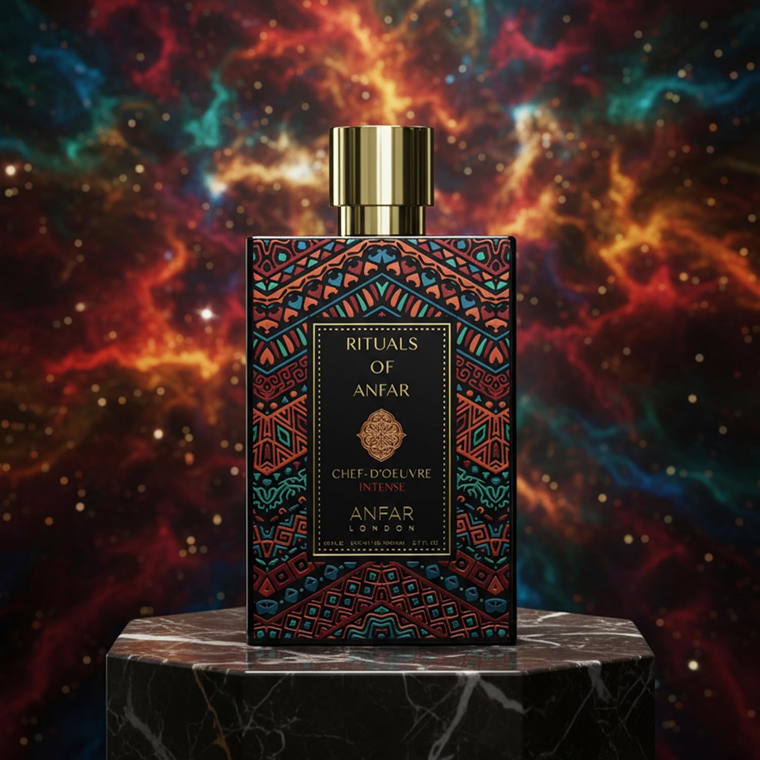 Anfar Rituals Of Anfar Chef-d'Oeuvre Intense - Perfume for Women and Men - Top Notes of Calabrian Bergamot, Sicilian Orange and Lemon - 2.7 oz