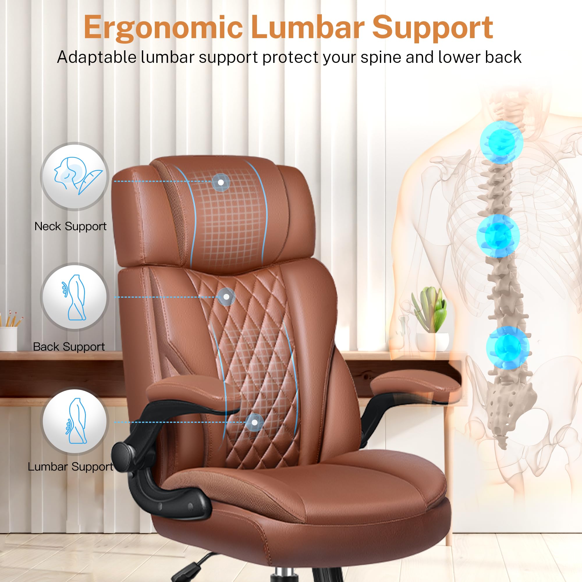 BestGlory オフィスチェア デスクチェア