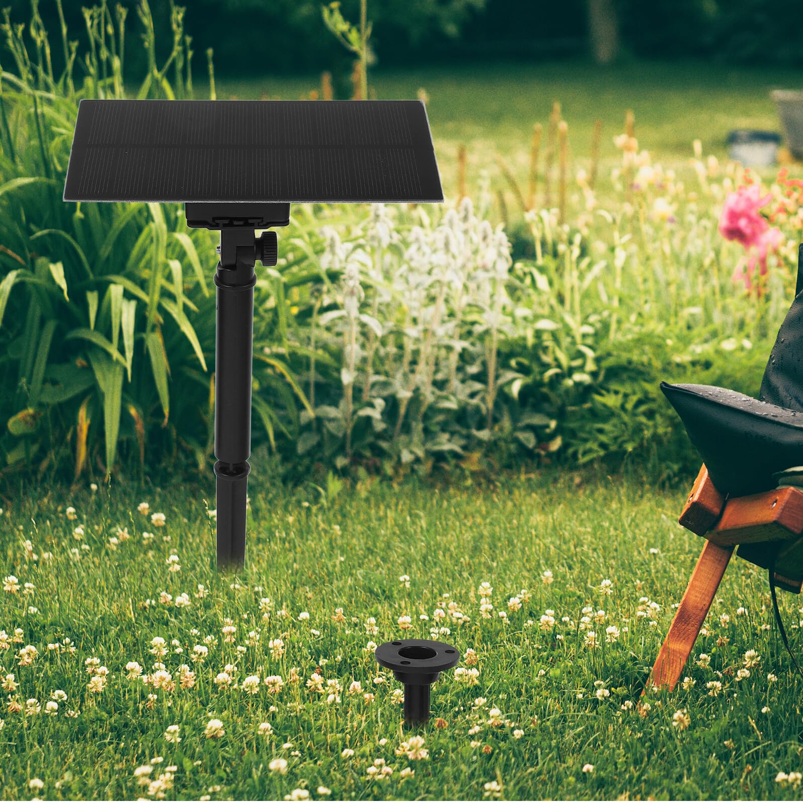 SUPVOX Fuente Solar Para Baño De Pájaros y Estanques De Jardín Bomba De Fuente Solar Con Estaca Para Uso Al Aire Para Decoración De Agua Patio o Terraza