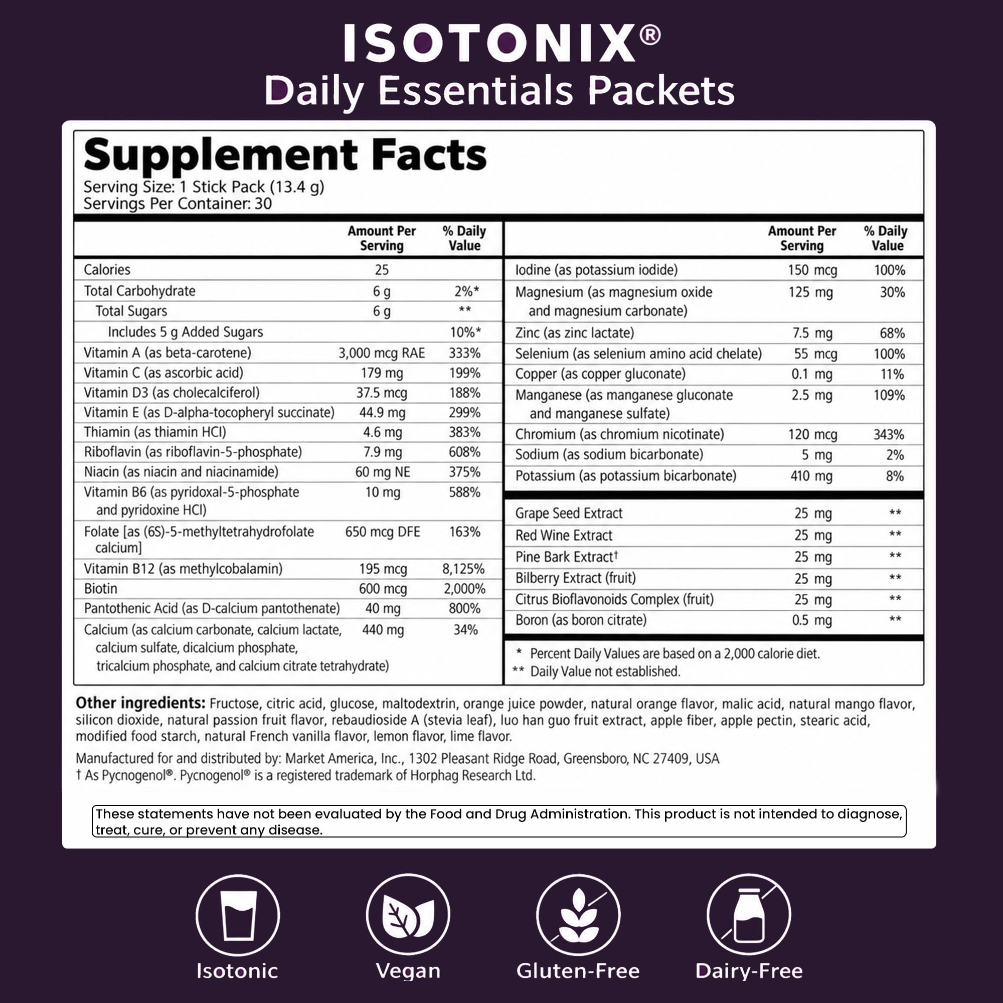 Isotonix Daily Essentials Multivitamin Powder for Women & Men, 30 Packets — Amazon image 7